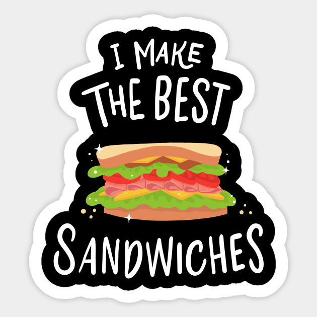 Sandwich Sandwichmaker Sticker by KAWAIITEE